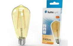 Lumilight Żarówka LED E27 7W WW FLMG ST64 Gold LL5931 Sale