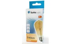 Lumilight Żarówka LED E27 7W WW FLMG ST64 Gold LL5931 Sale