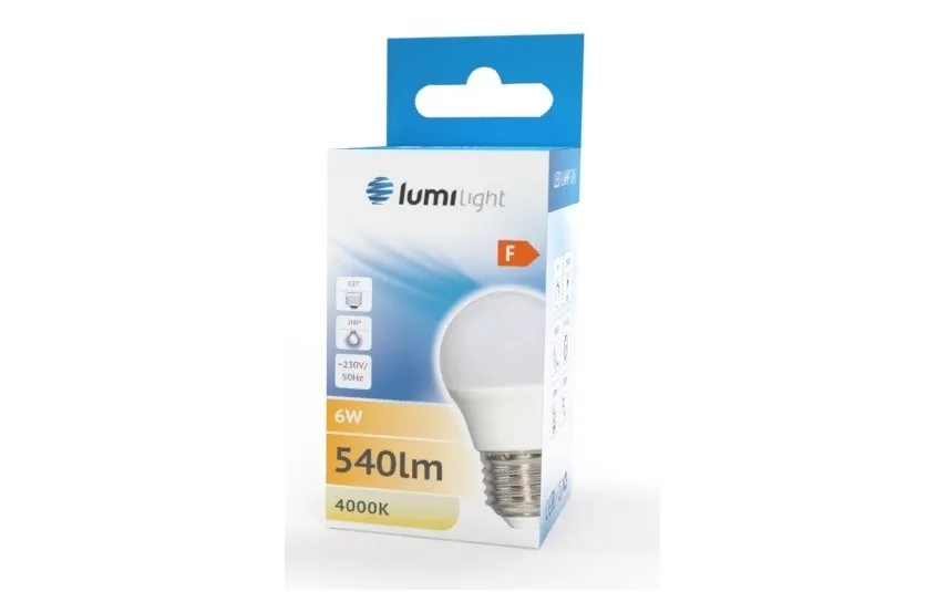 Lumilight Żarówka LED kulka G45 E27 6W Mleczna Neutral Sale