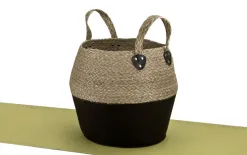 Mondex Bali kosz L 38x30x34 cm czarny Boho Fashion