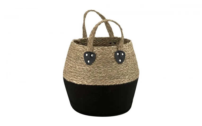 Mondex Bali kosz M 32x28x28 cm czarny Boho Hot