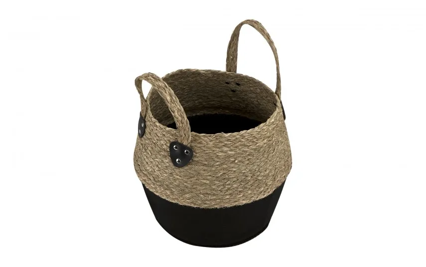 Mondex Bali kosz M 32x28x28 cm czarny Boho Hot