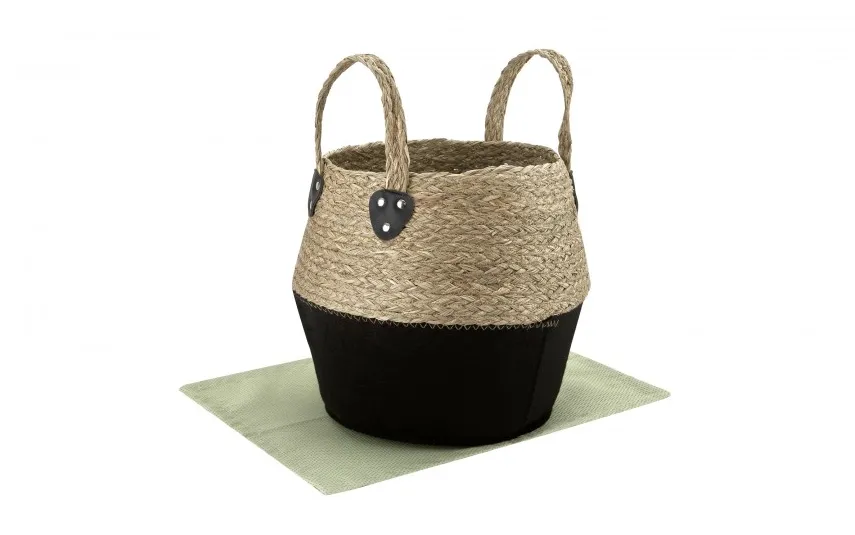 Mondex Bali kosz M 32x28x28 cm czarny Boho Hot