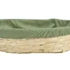 MPLCo Bambusowy koszyk dekoracyjny 29x21x7 owalny Clearance