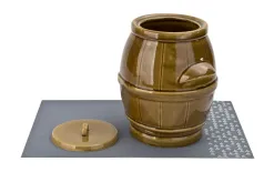 Chomik Beczka ceramiczna 5 L miodowa New