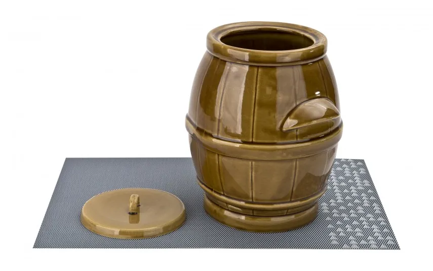 Chomik Beczka ceramiczna 5 L miodowa New