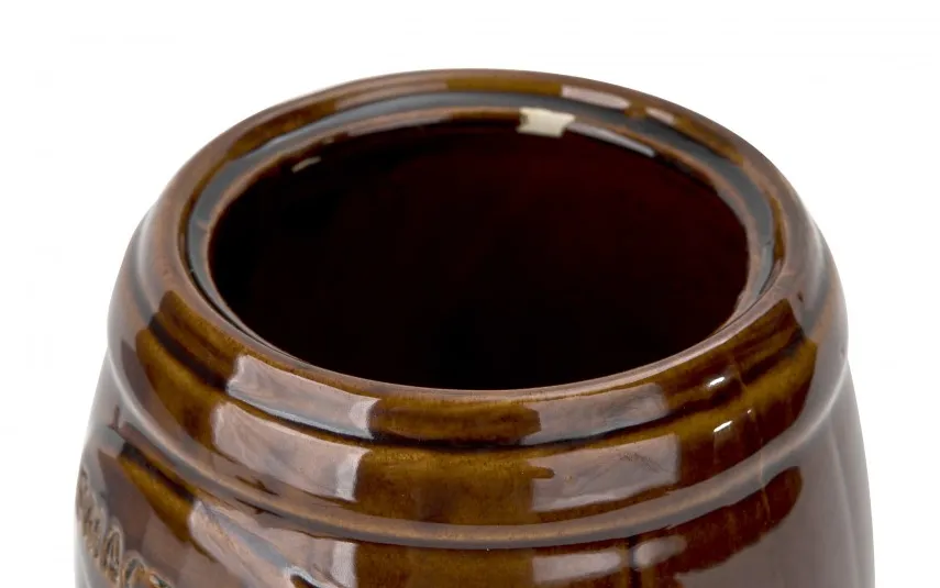 Chomik Beczka ceramiczna na ogórki 3,5 L brązowa Sale