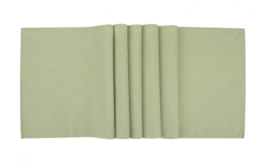 Witek Home Bieżnik na stół 50 x 150cm Veracrus 003 zielony bez plisy New