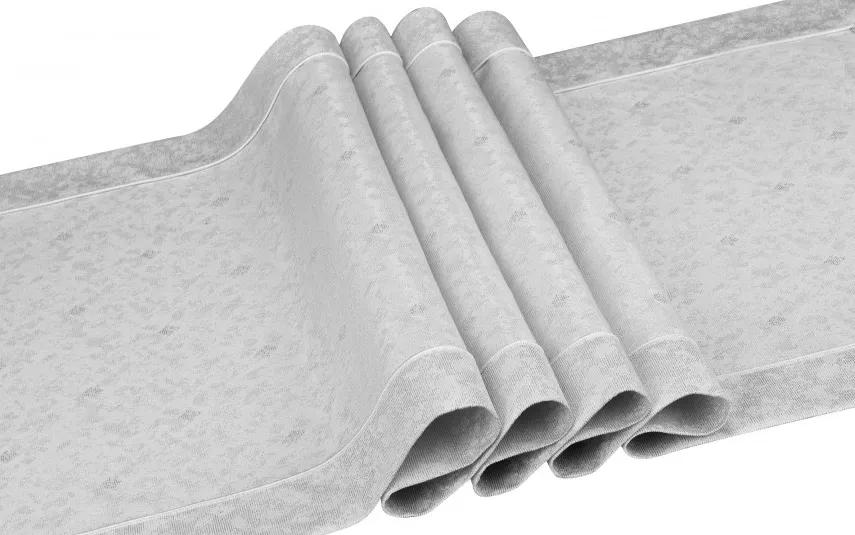 Witek Home Bieżnik na stół 50x150 cm VARSOVIA 070 srebrny Outlet