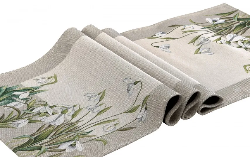 Artica Bieżnik na stół 44x140 Runner 1300 Przebiśniegi Hot