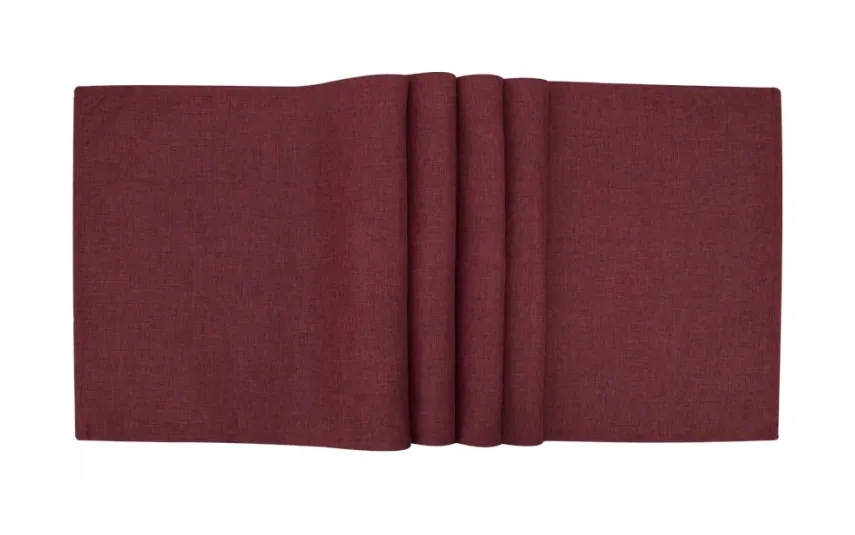 Witek Home Bieżnik na stół 50x150cm Sevilla 001 bordo bez plisy Outlet
