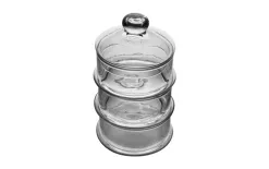 Sigma Glass Bombonierka piętrowa trójka H-22 cm New