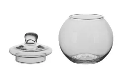 Sigma Glass Bombonierka szklana z pokrywą H-18 cm Sigma Hot