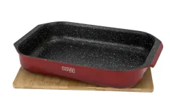 SSW Brytfanna aluminiowa 34,5x24,5 cm BBQ CHEF czerwona Sale