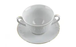 Cmielow Bulionówka ze spodkiem Rococo New