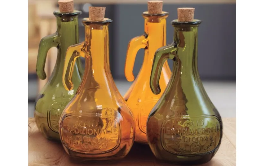 San Miguel Butelka na oliwę 500ml z korkiem żółta Hot