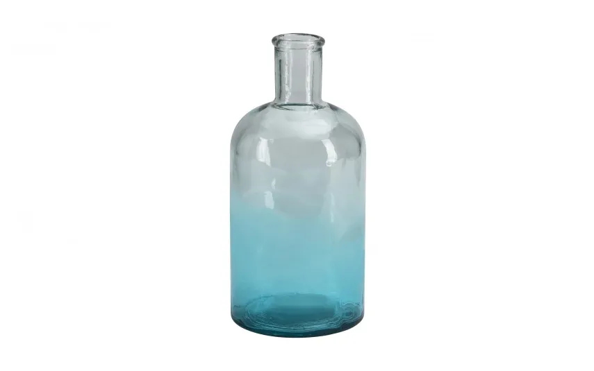 San Miguel Butelka ozdobna 19,5 cm Retro niebieska 5713 Outlet