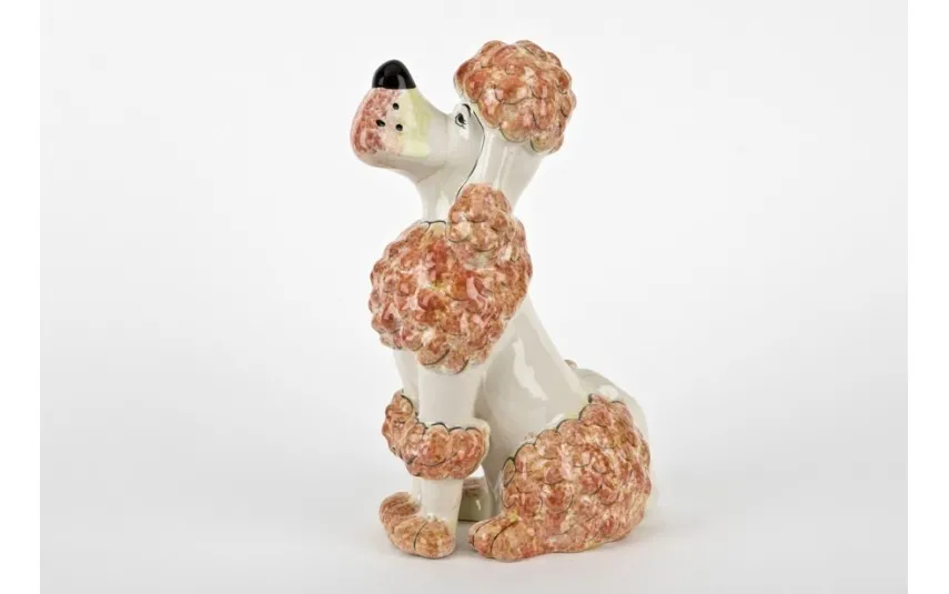 Witek Home Ceramiczna skarbonka Pies Pudel Biały Sale