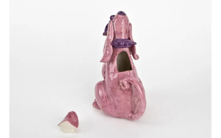 Witek Home Ceramiczny imbryk Pies różowy Fashion