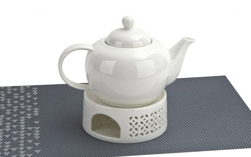 MPLCo Ceramiczny podgrzewacz do dzbanków Bisette BIAŁY B. New