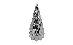 Ewax Choinka ceramiczna mała srebrna 27 cm Discount