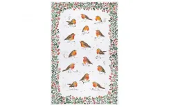 Ulster Weavers Ściereczka kuchenna Xmas Robins Berry 028ROBE Clearance