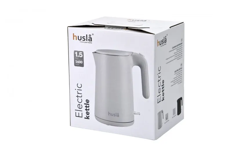 Husla Czajnik elektryczny 1,5 L biały 73916 Fashion