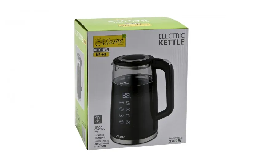 Maestro Czajnik elektryczny 1,7 L MR-039 czarny Sale