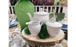 Cmielow Czajnik 1,1L Sofia Biała Outlet