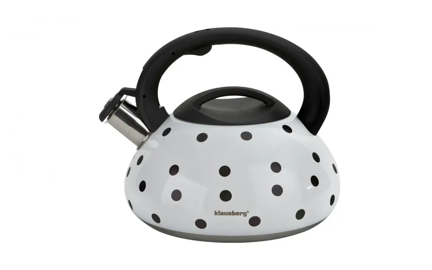 Klausberg Czajnik tradycyjny 3 L magiczny biały w kropki KB-7074 Online