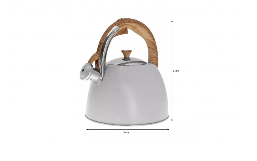 Klausberg Czajnik tradycyjny 3 L szary KB-7500 Fashion
