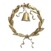 Art-Pol Dekoracja świąteczna Wianek metalowy złoty 38 cm Online