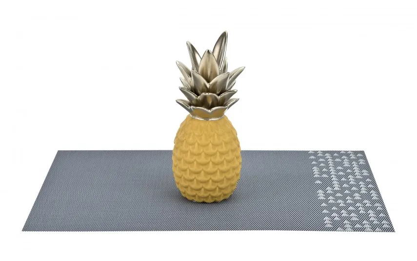 Art-Pol Dekoracja z ceramiki Ananas czarno-złoty 140724 Sale