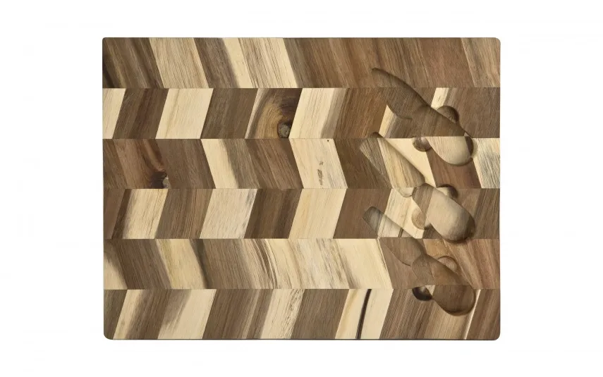 MPLCo Deska akacjowa do serów z nożami MPL79780 Outlet
