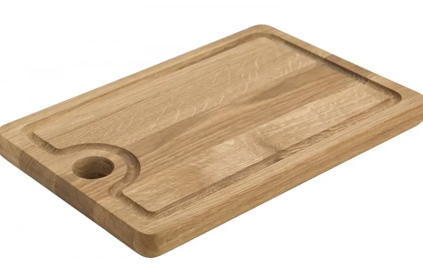 Manufaktura Polska Manupol Deska do krojenia dębowa 20x30cm z kółeczkiem Sale