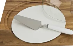 Husla Deska do serwowania z kloszem/łopatką Best