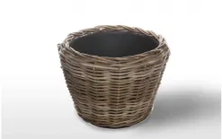 Vimine Donica rattanowa GRASSE ⌀43cm x wys. 33cm Clearance