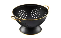 Ambition Durszlak cedzak z rączkami 24 cm Royal czarny Sale