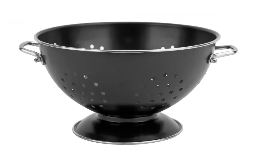 Inna Durszlak/cedzak metalowy 23 cm czarny MPL Best