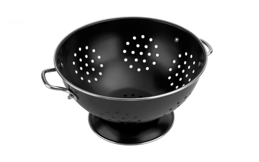 Inna Durszlak/cedzak metalowy 23 cm czarny MPL Best