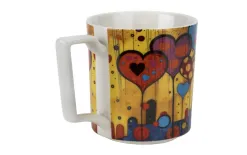 Duo Duży kubek porcelanowy 750 ml Modern Hearts Online