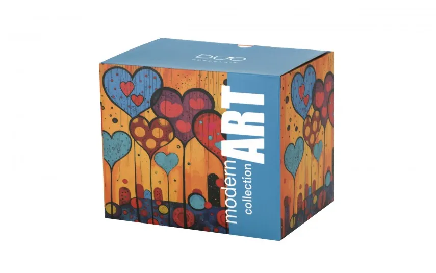 Duo Duży kubek porcelanowy 750 ml Modern Hearts Online