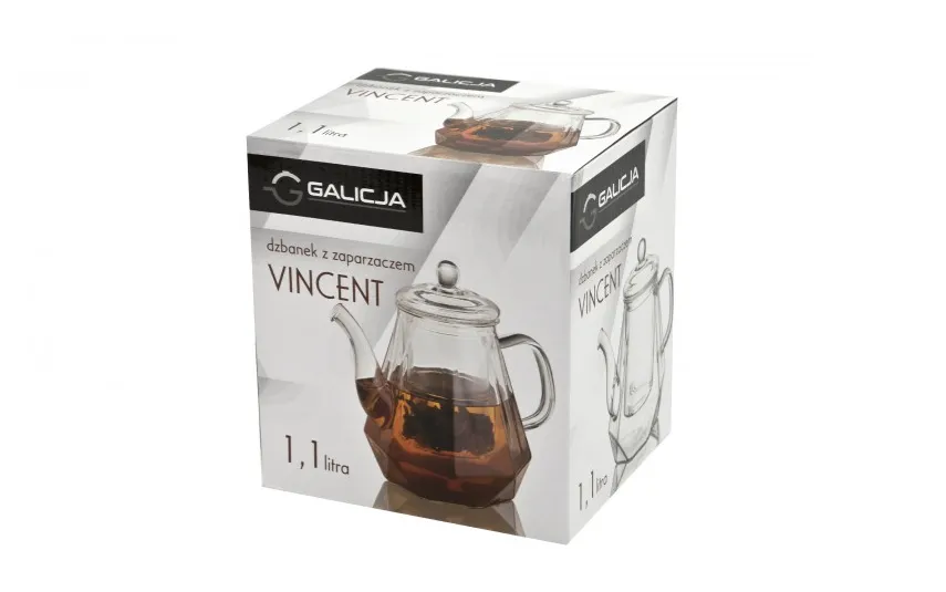 Galicja Dzbanek z zaparzaczem 1,1 L Vincent 22112 Hot