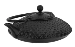 Witek Home Żeliwny czajnik 1,25 L z sitkiem SakuraTea czarny New