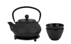 MPLCo Żeliwny zestaw 4 el. do parzenia herbaty w stylu Japanese czarny MPL 722045 Sale