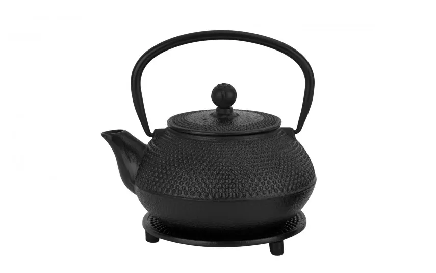 Witek Home Żeliwny zestaw do parzenia herbaty w stylu Japanese czarny Best