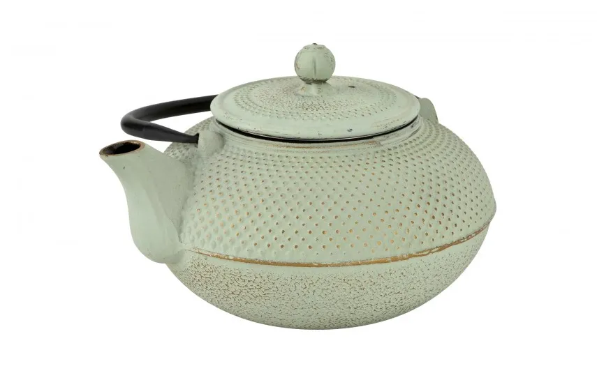Witek Home Żeliwny zestaw do parzenia herbaty w stylu Japanese miętowy Outlet