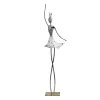 Bizar Figurka baletnicy z metalu 20x7,5x79 cm Clearance