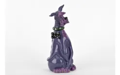 Witek Home Figurka ceramiczna Pies fioletowy Clearance