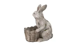 Dekor Pap Figurka Królik 36 cm z osłonką Clearance